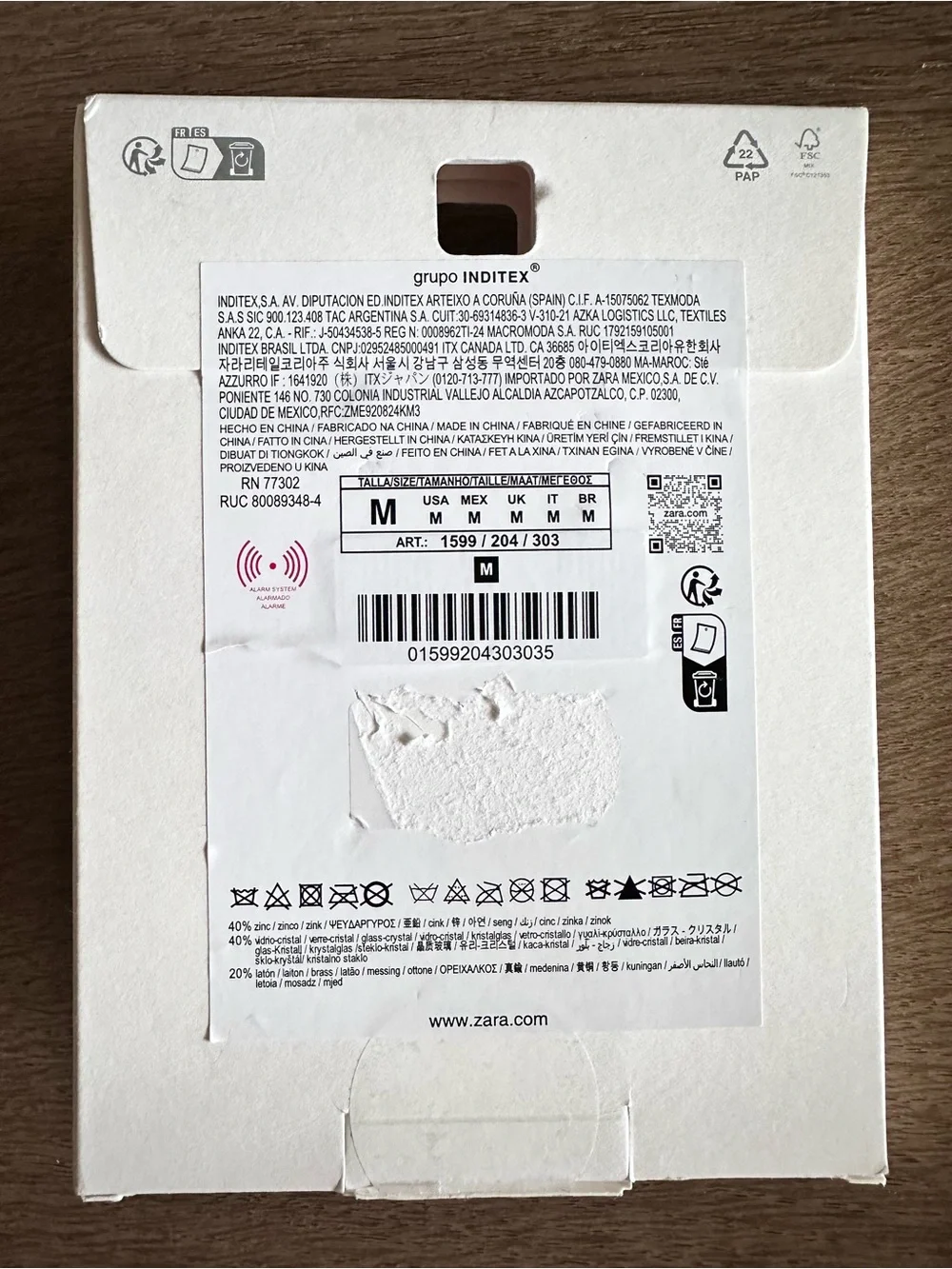 Zara Floral Crystal Drop Earrings